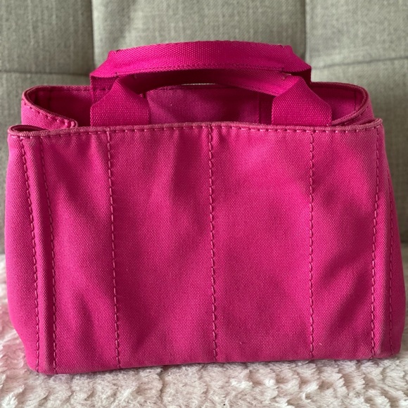 Prada Canapa Canvas Tote. Small size. EUC - Picture 2 of 14